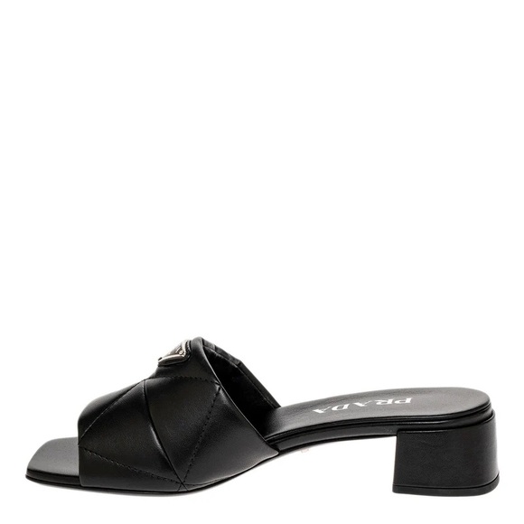 Prada Black Leather Mules - Picture 4 of 7